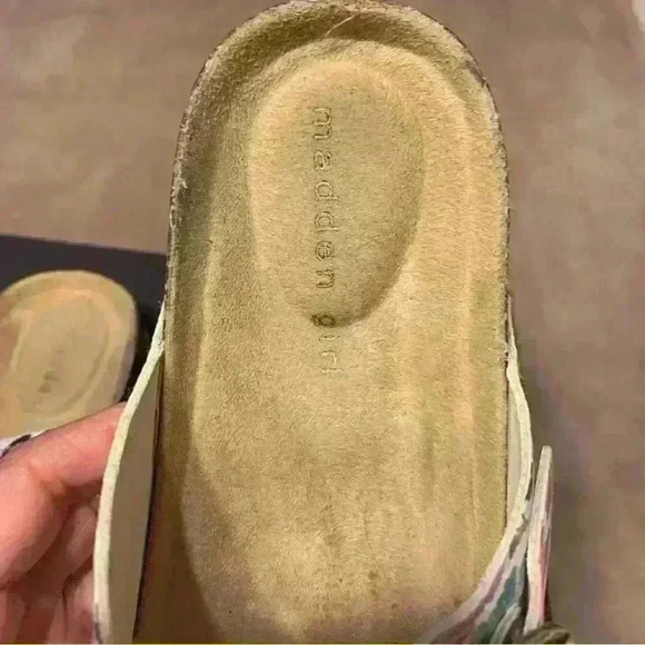 Madden Girl Floral Buckle Sandal Flats - Picture 7 of 8